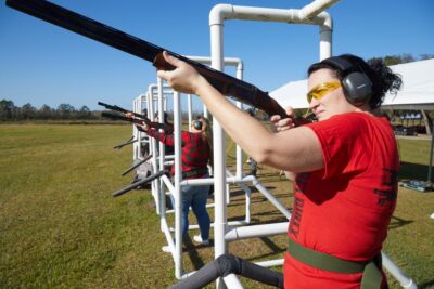 Clermont: Clay Shooting Experience - Your shotgun setup: the TriStar over-and-under with a 26-inch barrel