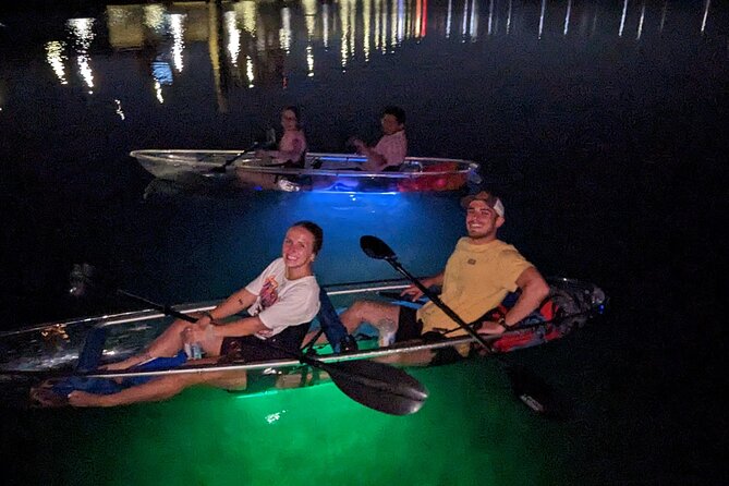 Date Night LED Glow Clear Kayak or Paddleboard & Champagne - First-Time Paddlers and SUP Learners: Stable Gear and Patient Coaching