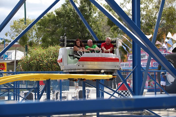 Fun Spot America Theme Parks- Kissimmee - The wooden coaster moment: Mine Blower and the Florida 360