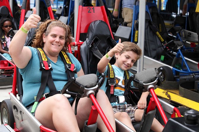 Fun Spot America Theme Parks - Orlando - Go-kart racing: the best way to burn energy (and settle sibling debates)