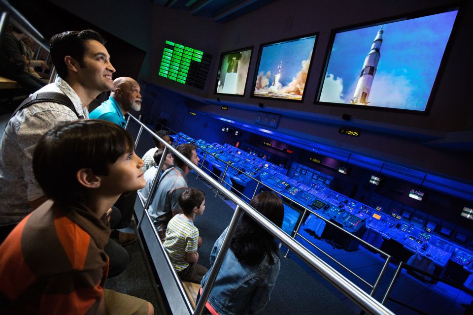 Kennedy Space Center: Full-Day Tour with Airboat Safari Ride - The NASA bus tour: launch control room views and Saturn V moments