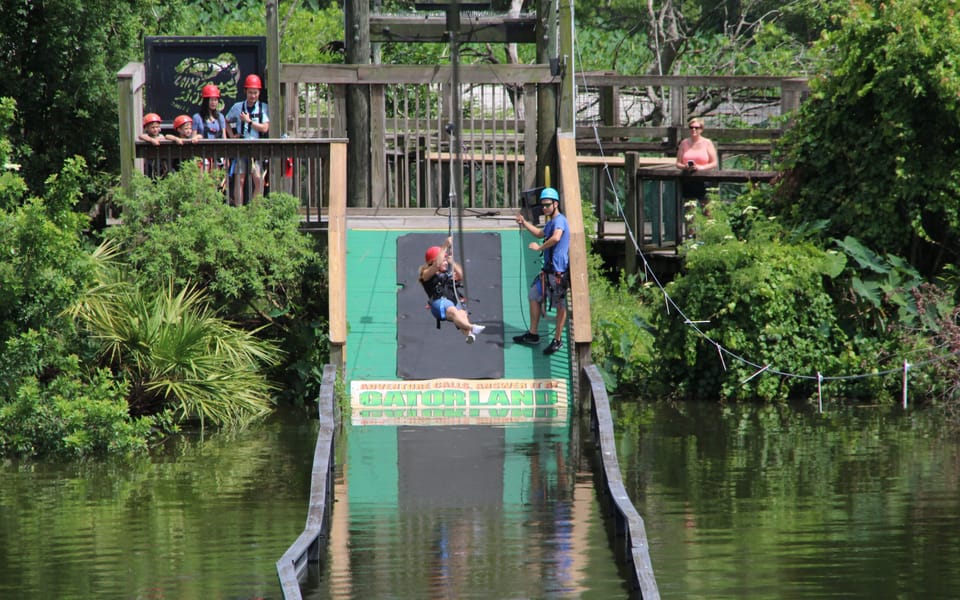 Orlando: Gatorland Zipline Adventure w/ Full-Day Park Access - Five Zip Lines, 230 Feet to 500+ Feet: Speed and Distance That Feel Real
