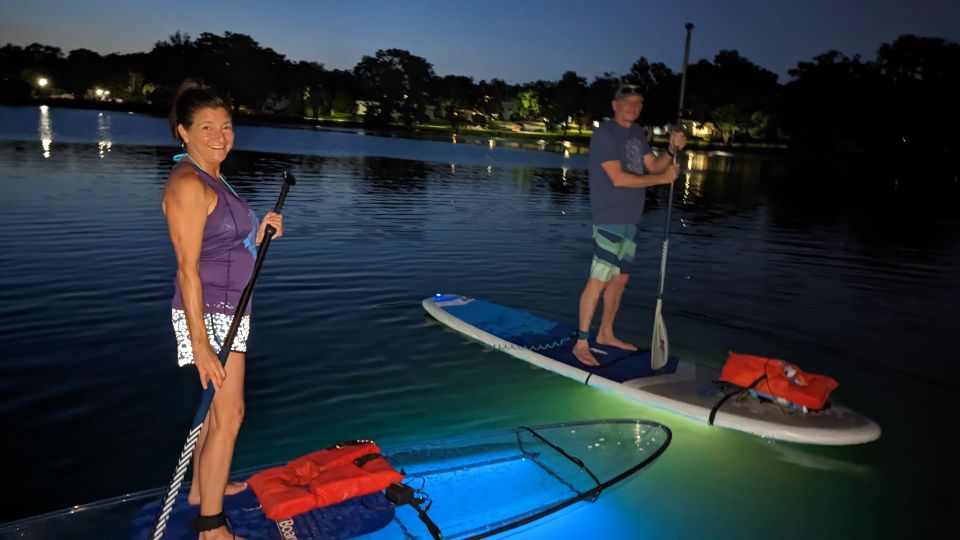 Orlando: LED Night Glow Clear Kayak or Paddleboard Tour - LEDs Under Your Kayak: The Photo and Ecosystem Factor