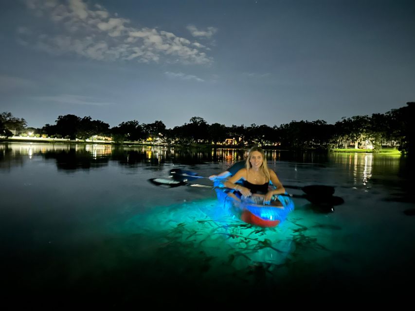 Orlando: LED Night Glow Clear Kayak or Paddleboard Tour - Beginner-Friendly at Night: Kids, Couples, and First-Time Paddlers
