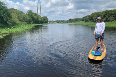 Orlando Manatee and Olde Florida History Adventure Tour - What you actually do on the river: SUP or kayak, with gear handled