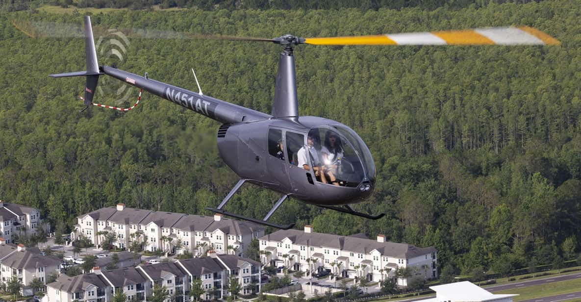 Orlando: Private Helicopter Tour (16 miles) - Where you’ll fly: Fun Spot, Old Town, Give Kids The World, and more