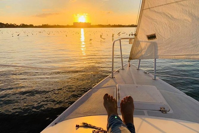 Private 2-Hour Sunset Sailing Tour on Lake Fairview - The 25-foot sailboat: where you’ll sit and why it matters