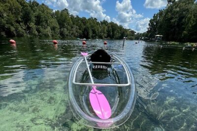Private Crystal Clear 2 HR Kayak/Paddle Rental on Rainbow River - Arriving at KP Hole Park and getting on the water fast