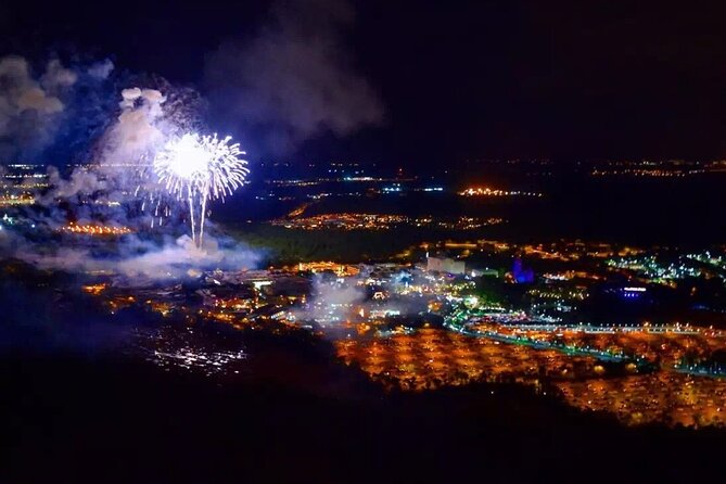 Private Helicopter 77 Miles Fireworks Tour over all Theme Parks - Price check: $330 per person and where the value actually is