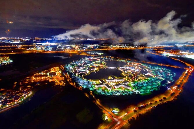 Private Helicopter After-hours 48 Miles Tour Theme Parks&Downtown - What you’ll see from above: parks, downtown, and the Orlando Eye glow