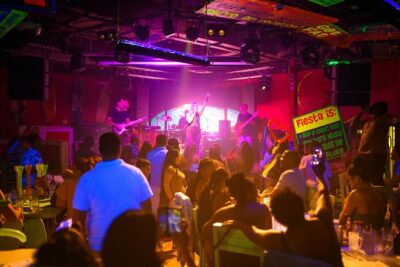 Señor Frogs Lunch / Dinner Package - The meal breakdown: salad options, main choices, and churros