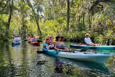 Silver Springs Kayak Rental - The Best Florida Adventure - The River Route: About 5 Miles Down and a Free Shuttle Back