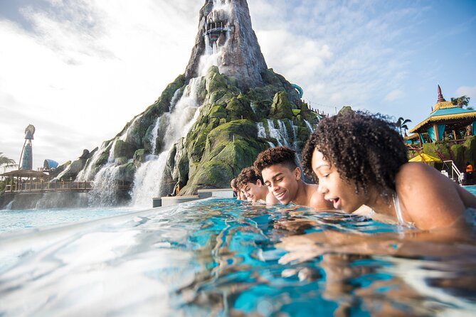 Universal Orlando 1 Park Per Day PROMO Tickets - USA / Canada Residents - Volcano Bay Day: Slides, Relaxation, and Seasonal Closure Checks