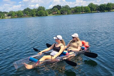 Urban Clear Kayak or Paddleboard in Paradise: Morning/Night - The 2-hour flow: lesson, guided route, and end-with-photos