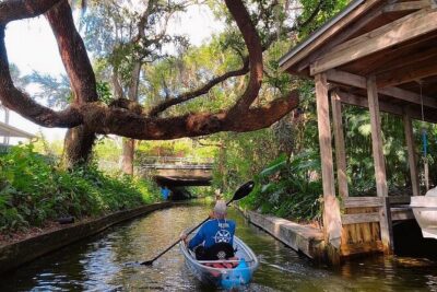 Winter Park Chain of Lakes Day Time Clear Kayak Paddle - Getting Set Up: The Paddle Basics And First Strokes